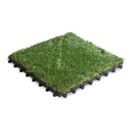 Σετ 11 τεμαχίων συνθετικού γρασιδιού 30x30 cm, ύψος 20 mm, πράσινο