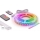 ΣΕΤ 1x LED RGBW ρυθμιζόμενη ταινία NEO LITE MUSIC LED/24W/230V 5 m IP65 Wi‑Fi Tuya + 5x προφίλ εντοιχισμού 1 m ασημί/λευκό + τηλεχειριστήριο