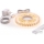 ΣΕΤ 1x LED ταινία MYLIVING LIGHTSTRIP LED/22W/230V 5 m + 5x εντοιχιζόμενα προφίλ 1 m ασημί/λευκό
