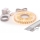 Σετ 1x LED ταινία MYLIVING LIGHTSTRIP LED/22W/230V 5 m + 5x εντοιχιζόμενα προφίλ 1 m ασημί/λευκό