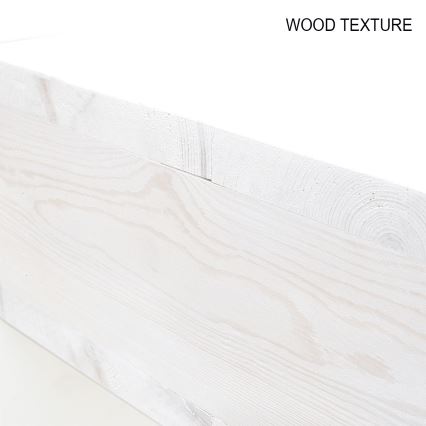 Σετ 2 ραφιών DIA, λευκό/μαύρο