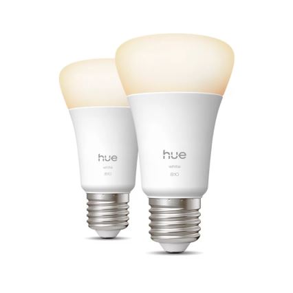 Σετ 2 ρυθμιζόμενων LED λαμπτήρων Philips Hue WHITE E27/7W/230V 2700K