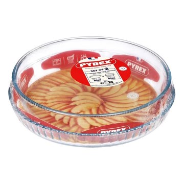 Σετ 2 τεμ. φόρμες για τάρτα PYREX, διάμετρος 26/28 εκ.