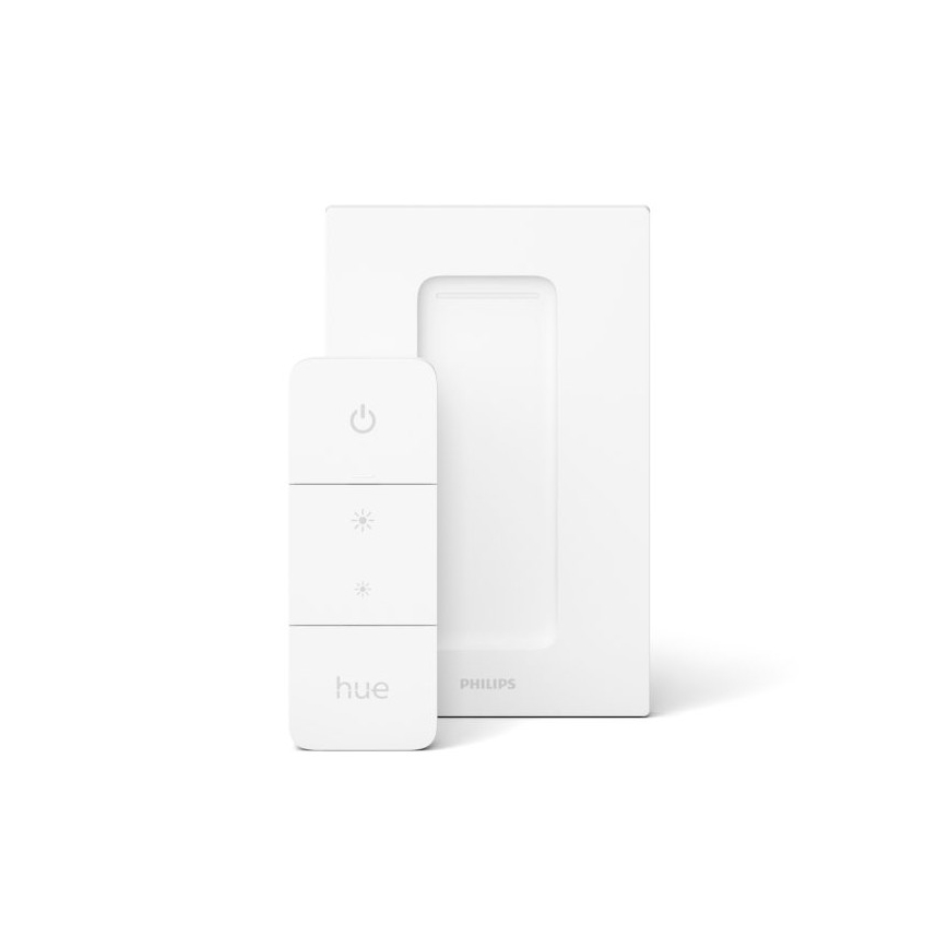 Σετ 2x ρυθμιζόμενες LED λάμπες Philips Hue WHITE AMBIANCE GU10/4,2W/230V 2200-6500K + χειριστήριο dimmer