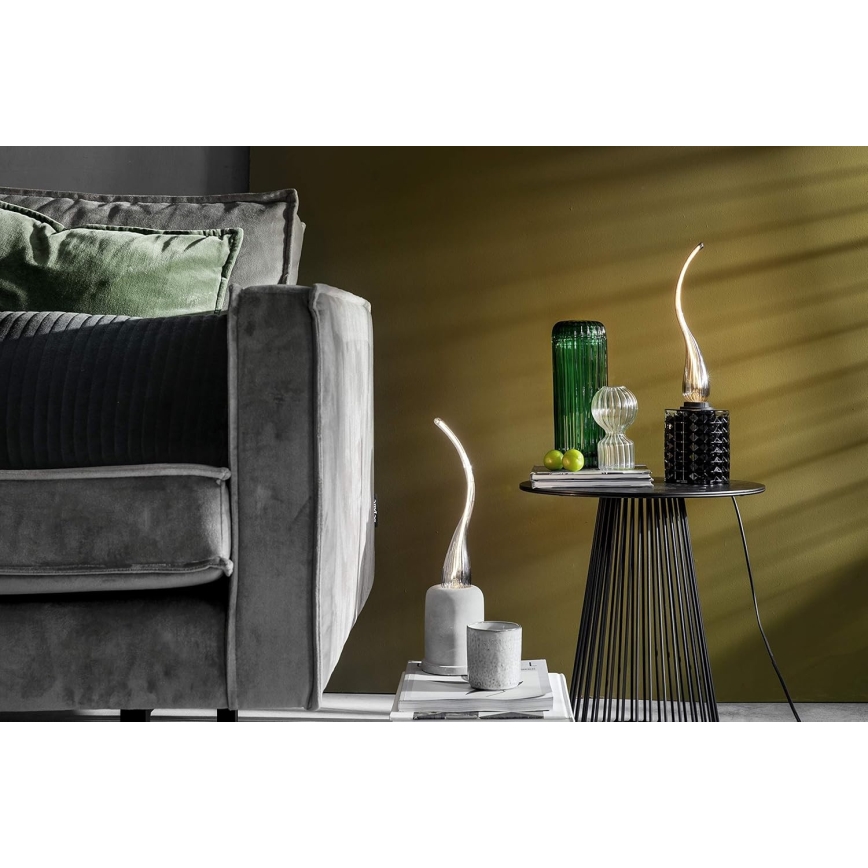 Σετ 2 τεμ. ρυθμιζόμενες λάμπες LED LAMDA E27/4W/230V 2100K, διάφανες