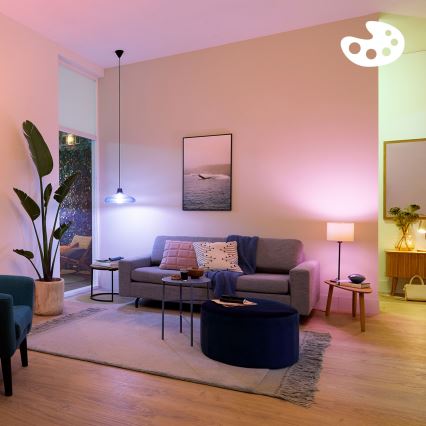 Σετ 2x ρυθμιζόμενες LED RGB λάμπες Philips SMART A60 E27/8,5W/230V 2200-6500K
