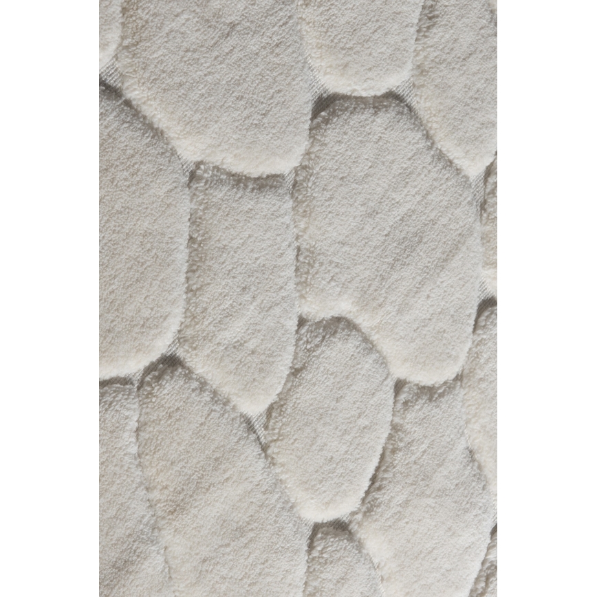 Σετ 2 τεμαχίων πατάκι μπάνιου LINO 60/100 cm κρεμ