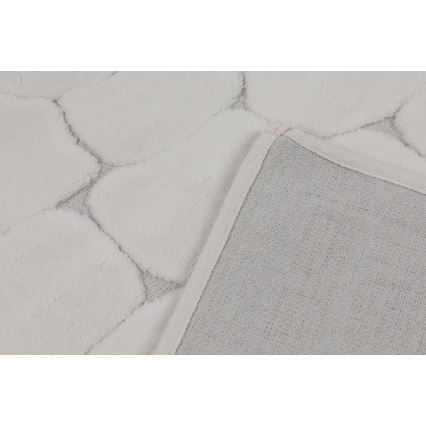 Σετ 2 τεμαχίων πατάκι μπάνιου LINO 60/100 cm κρεμ