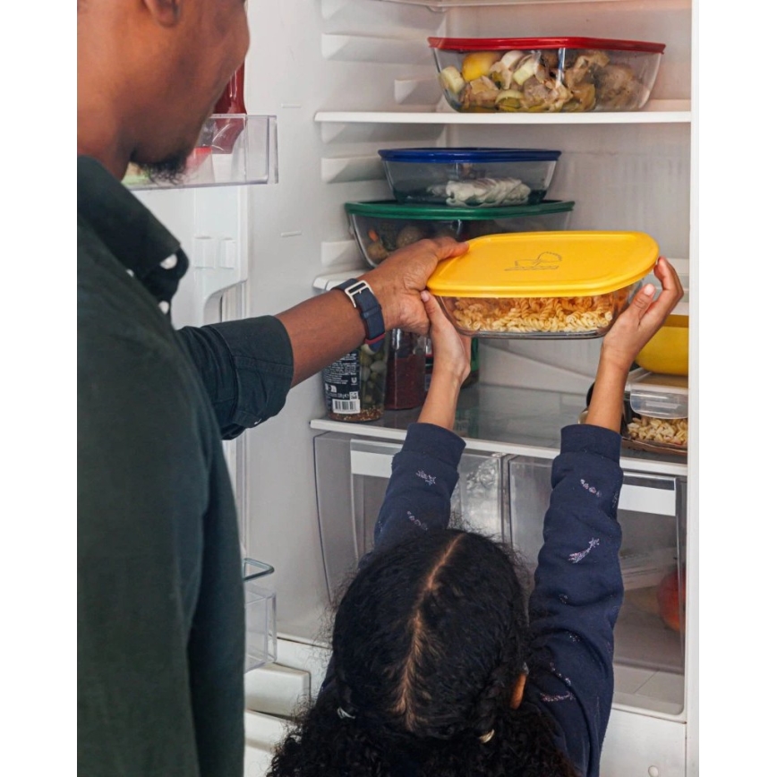 Σετ 2 γυάλινα δοχεία τροφίμων PYREX 1,2/2,5 l