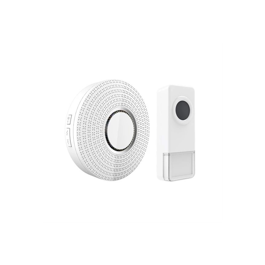 ΣΕΤ 2x Ασύρματο κουδούνι πόρτας 230V/1xA23 IP55 λευκό