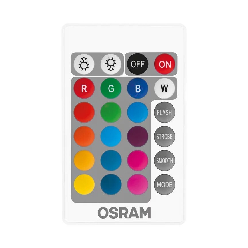 ΣΕΤ 2x Λάμπα LED RGBW Dimmable B38 E14/4,9W/230V 2700K + τηλεχειριστήριο - Osram