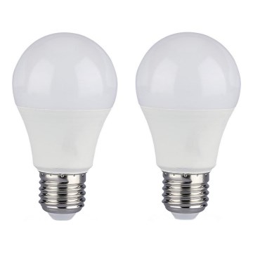 ΣΕΤ 2x Λαμπτήρας Dimming LED A60 E27/9W/230V 4000K