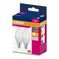 ΣΕΤ 2x Λαμπτήρας LED B35 E14/4,9W/230V 3000K - Osram
