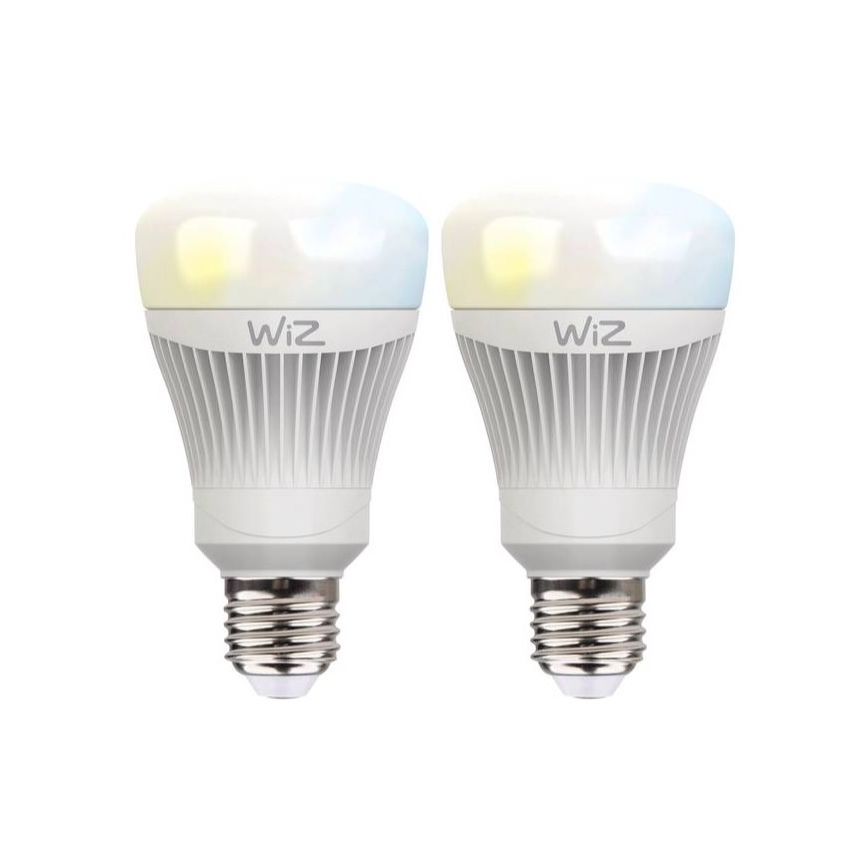 ΣΕΤ 2x Λάμπες LED Dimmable E27/11,5W/230V 2700-6500K Wi-Fi - WiZ