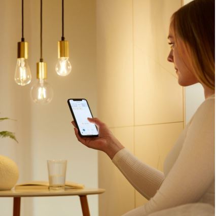 ΣΕΤ 2x Λάμπες LED Dimmable VINTAGE FILAMENT A60 E27/6,7W/230V 2700-6500K CRI 90 Wi-Fi - WiZ