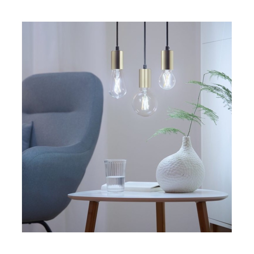 ΣΕΤ 2x Λάμπες LED Dimmable VINTAGE FILAMENT A60 E27/6,7W/230V 2700-6500K CRI 90 Wi-Fi - WiZ