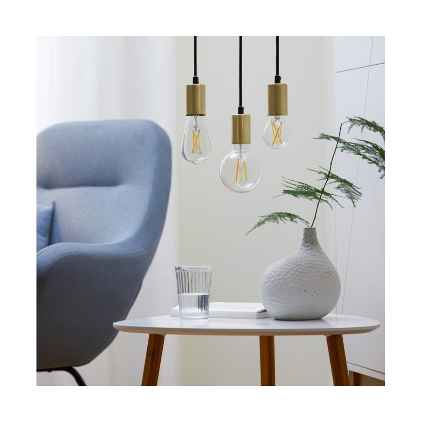 ΣΕΤ 2x Λάμπες LED Dimmable VINTAGE FILAMENT A60 E27/6,7W/230V 2700-6500K CRI 90 Wi-Fi - WiZ