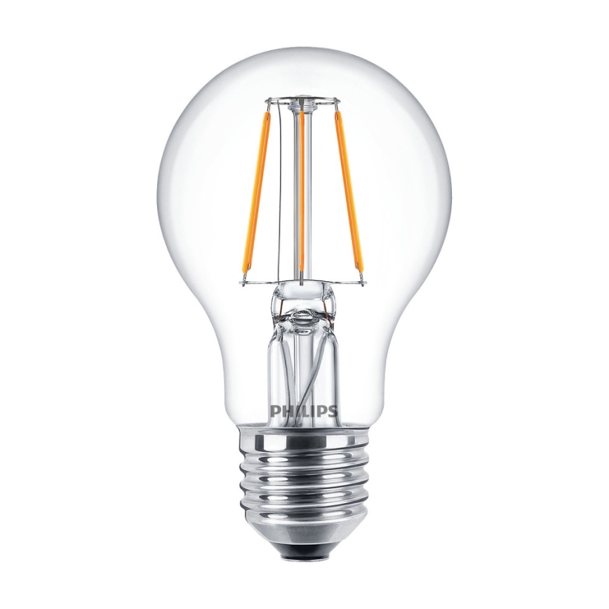 ΣΕΤ 2x Λάμπες LED VINTAGE Philips A60 E27/4,3W/230V 2700K