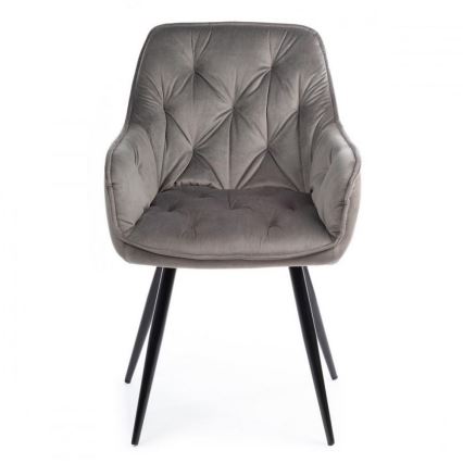 ΣΕΤ 2x Καρέκλες τραπεζαρίας HANA γκρι