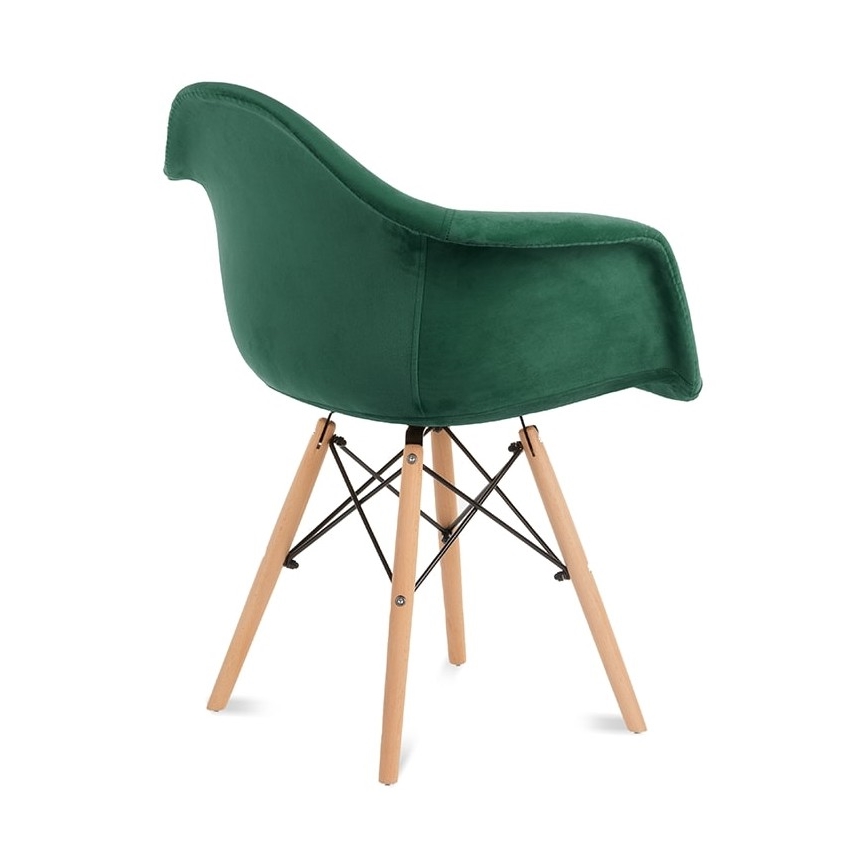 ΣΕΤ 2x Καρέκλες τραπεζαρίας NEREA 80x60,5 εκ. πράσινο/οξιά