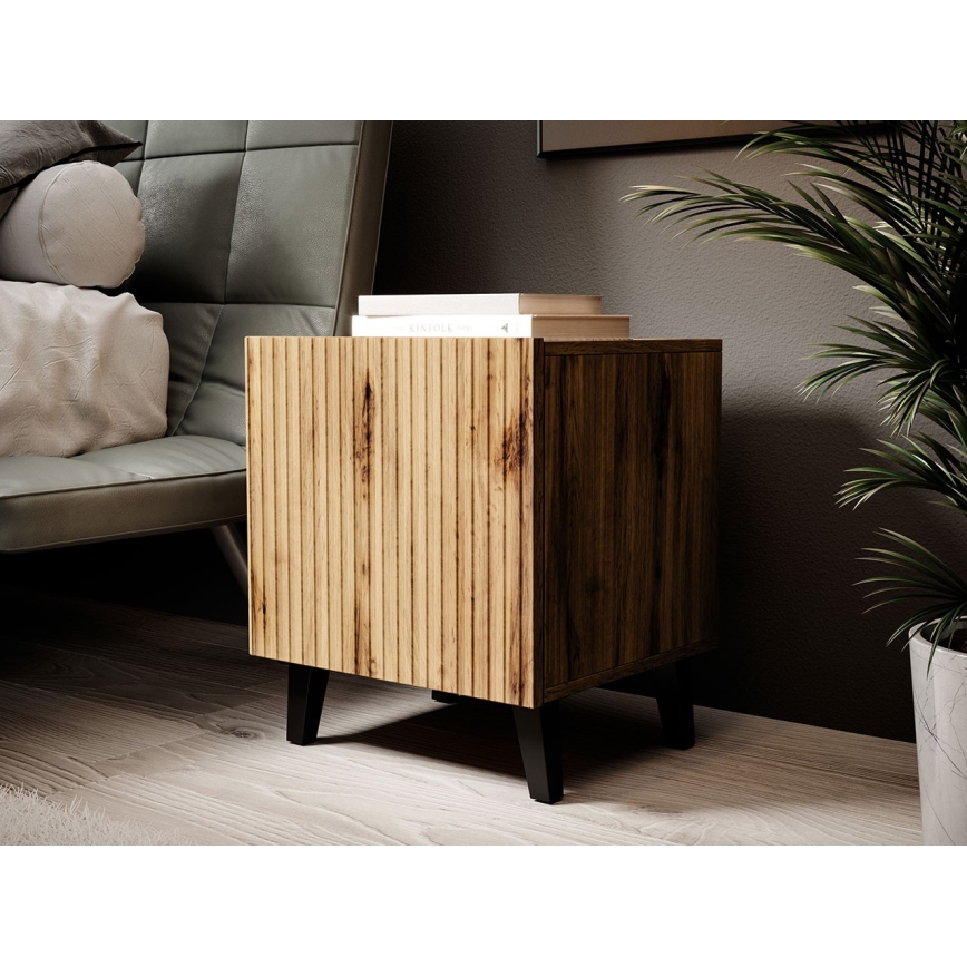 ΣΕΤ 2x Κομοδίνο VAMOS 52x45 cm wotan δρυς