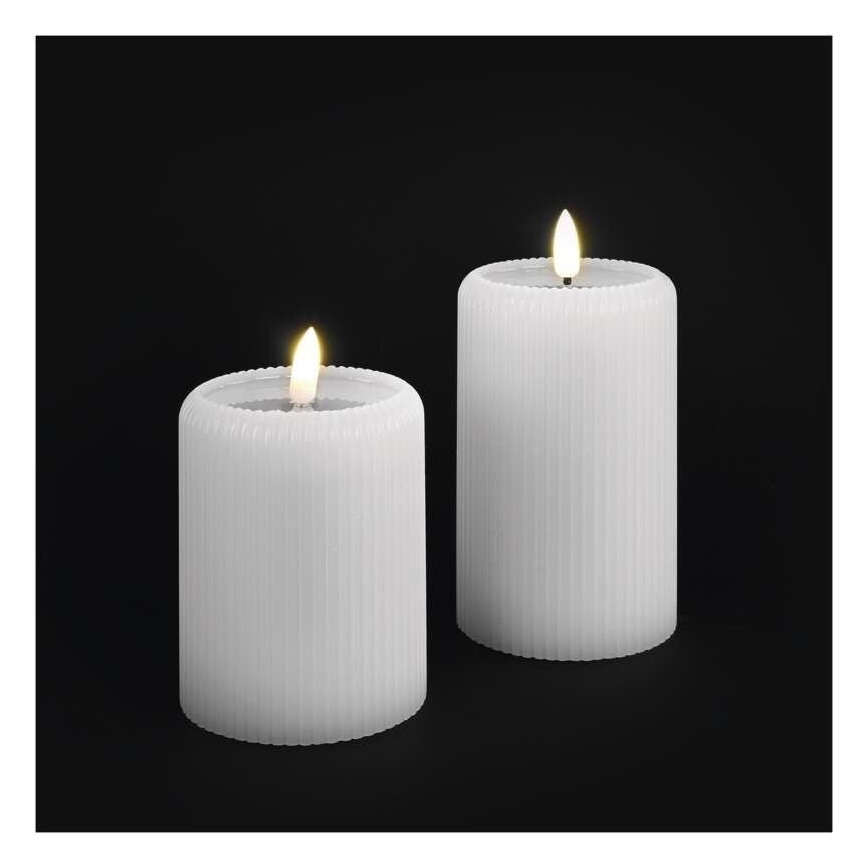 Σετ 2x LED κεριά LED/4xAA + τηλεχειριστήριο