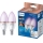 Σετ 2x LED RGB ρυθμιζόμενη λάμπα Philips SMART C37 E14/4,9W/230V 2200-6500K CRI 90