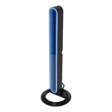 Σετ 2x LED RGBIC ρυθμιζόμενο επιτραπέζιο φωτιστικό LED/5W/5V μαύρο + τηλεχειριστήριο