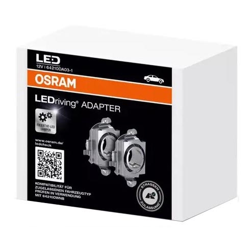ΣΕΤ 2x LEDriving Αντάπτορας H7 - Osram