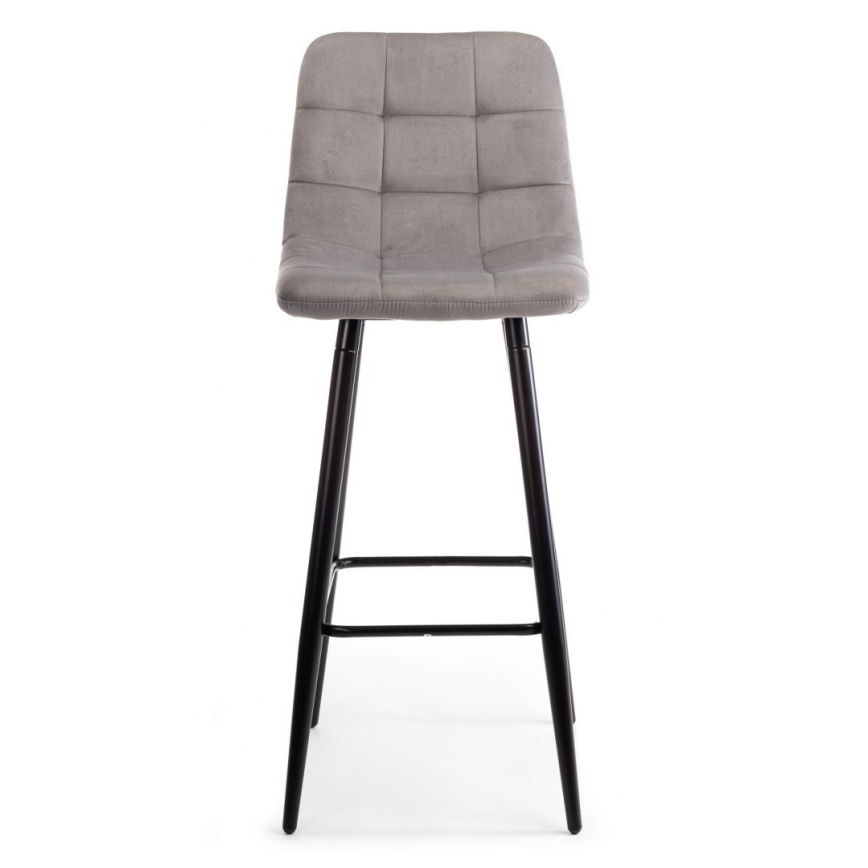 ΣΕΤ 2x Σκαμπό μπαρ HOKER 105x44 cm γκρι