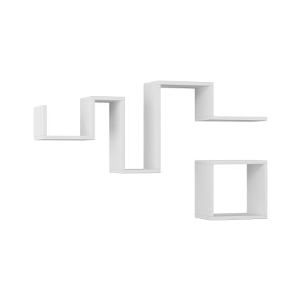 ΣΕΤ 2x Ράφια τοίχου FOLLOW λευκό