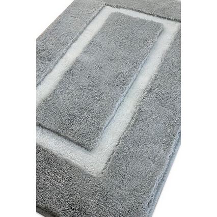 ΣΕΤ 2x Πατάκι μπάνιου 60/100 cm γκρι