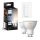 Σετ 2x ρυθμιζόμενες LED λάμπες Philips Hue WHITE AMBIANCE GU10/4,2W/230V 2200-6500K + χειριστήριο dimmer