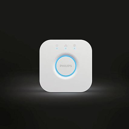 Σετ 2x ρυθμιζόμενοι LED λαμπτήρες Philips Hue WHITE AMBIANCE GU10/4,2W/230V 2200-6500K + Hue bridge