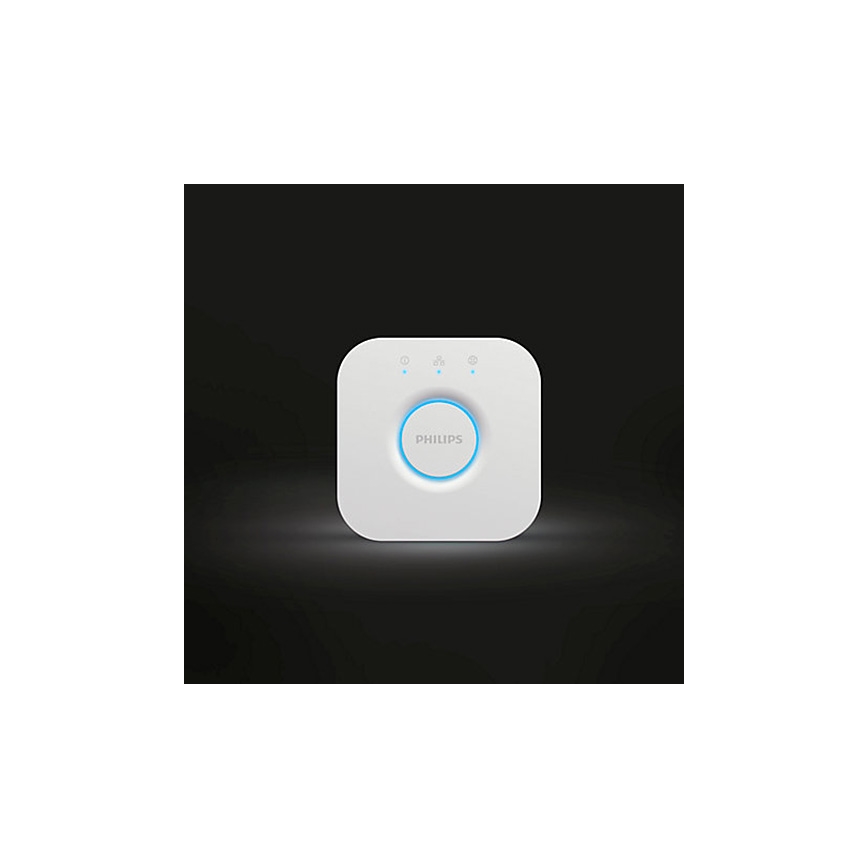 Σετ 2x ρυθμιζόμενοι LED λαμπτήρες Philips Hue WHITE AMBIANCE GU10/4,2W/230V 2200-6500K + Hue bridge
