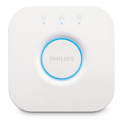 Σετ 2x ρυθμιζόμενοι LED λαμπτήρες Philips Hue WHITE AMBIANCE GU10/4,2W/230V 2200-6500K + Hue bridge
