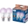 Σετ 2x ρυθμιζόμενες LED RGB λάμπες Philips SMART A60 E27/8,5W/230V 2200-6500K