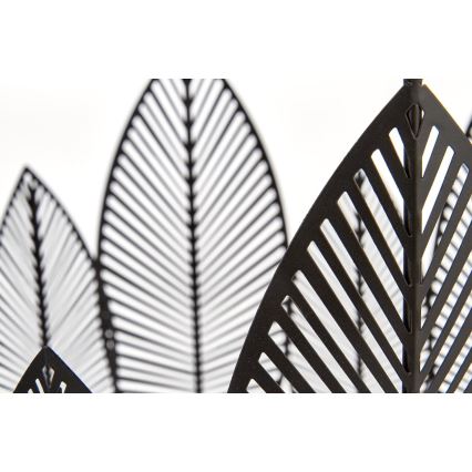 ΣΕΤ 2x Τραπεζάκι σαλονιού FOLLA διάμετρος 33/40 cm μαύρο