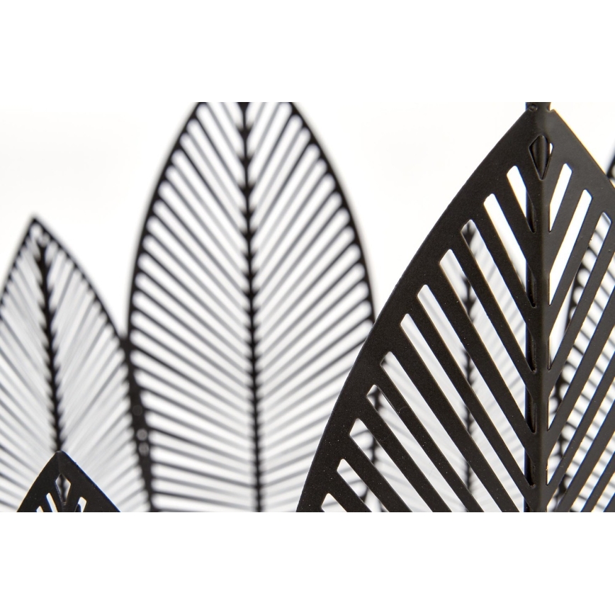 ΣΕΤ 2x Τραπεζάκι σαλονιού FOLLA διάμετρος 33/40 cm μαύρο