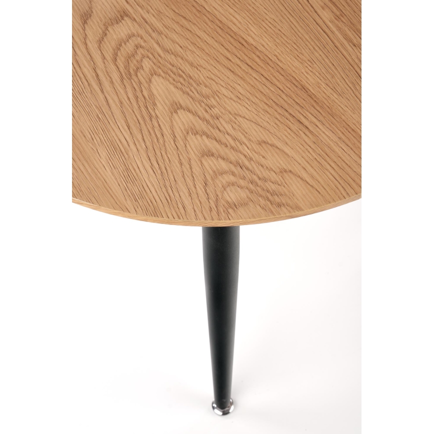 Σετ 2x τραπεζάκια σαλονιού ZENYA δρυς/μαύρο