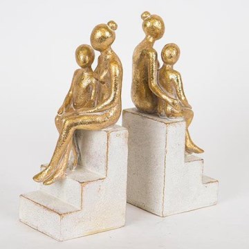 ΣΕΤ 2x Βιβλιοστάτης χρυσό