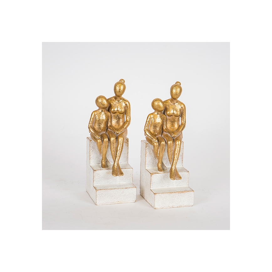 ΣΕΤ 2x Βιβλιοστάτης χρυσό