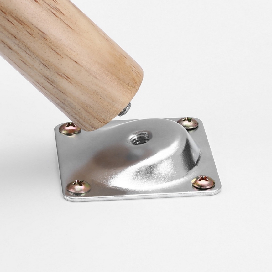 Σετ 2x βοηθητικά τραπεζάκια SERA λευκό/καφέ