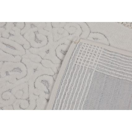 ΣΕΤ 2x Χαλάκι Μπάνιου PIANTE 60/100 εκ. λευκό