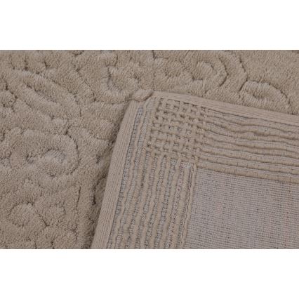 ΣΕΤ 2x Χαλάκι μπάνιου PIANTE 60x100 εκ. καφέ