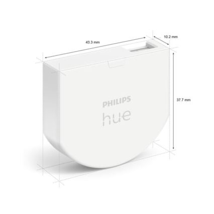 ΣΕΤ 2x Μονάδα διακόπτη τοίχου Philips Hue SWITCH