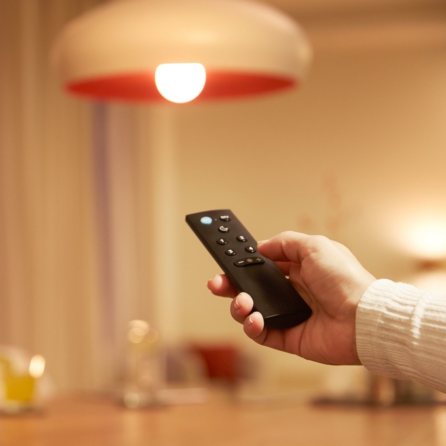 ΣΕΤ 2x Λαμπτήρας Dimming LED ST64 E27/7W/230V 2000-5000K CRI 90 Wi-Fi + τηλεχειριστήριο - WiZ