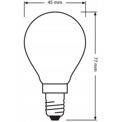 Σετ 3 LED λαμπτήρων BASE CLASSIC FILAMENT E14/5,9W/230V 4000K - Osram