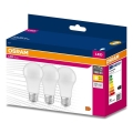 Σετ 3 LED λαμπτήρες A60 E27/10W/230V 3000K - Osram
