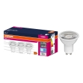 Σετ 3 τεμαχίων LED λαμπτήρων προβολέα PAR16 GU10 6,9W/230V 4000K 60° - Osram